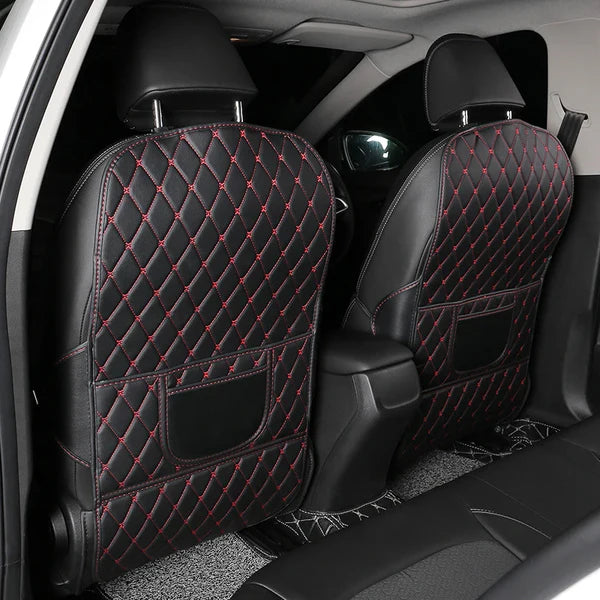 Leather Car Anti-Kick Mats